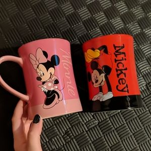Minnie and mickey mugs